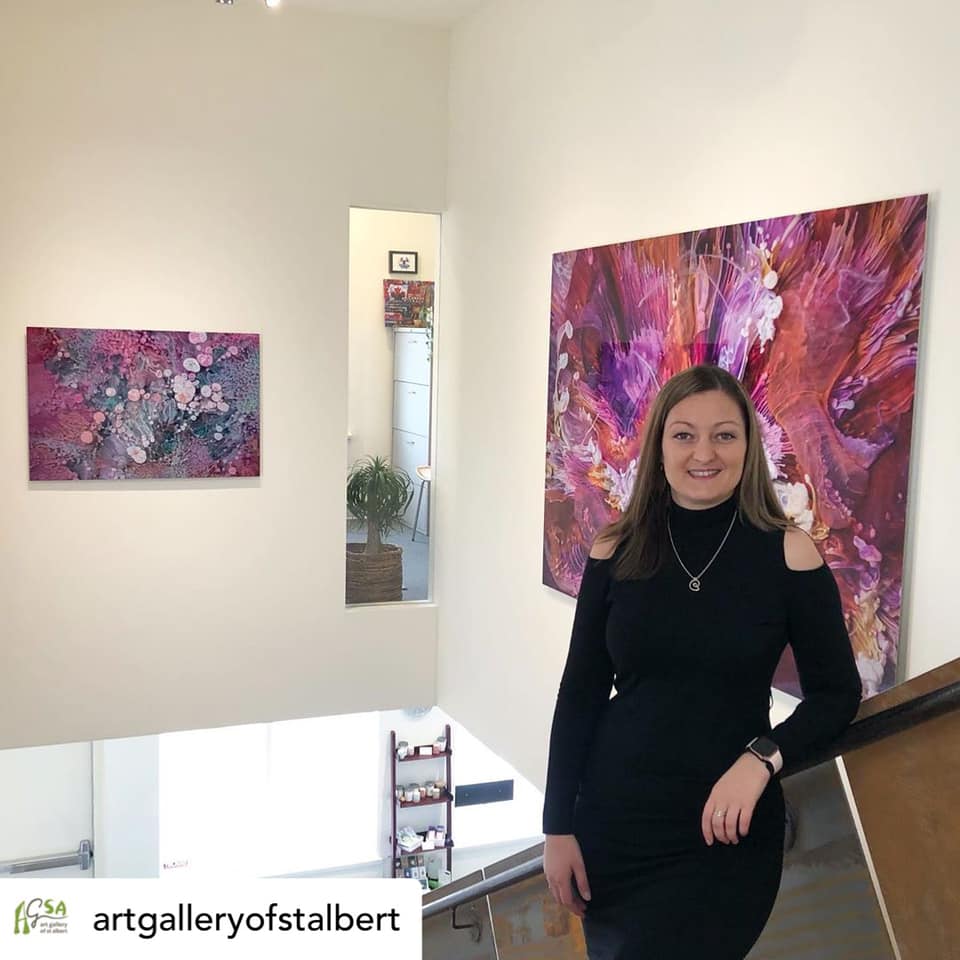 Gallery of St Albert Exhibit (Organic Flow of Nature Collection)